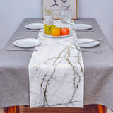 Grey Marble line texture Table Runner Place Mats - LeobonZone