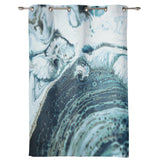 Green Marble fluid gradient texture window curtains - LeobonZone