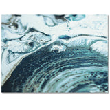 Green Marble fluid gradient texture Right Angle Felt Rugs - LeobonZone