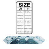 Green Marble fluid gradient texture Table Runner Place Mats Sharp Angle - LeobonZone